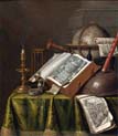 vanitas still life with hour glass
